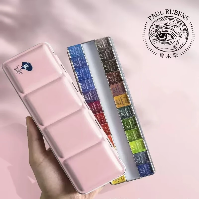Paul Rubens Watercolor Paint Set Artist Grade 24 Color Portable Metal Box Watercolor Brush for Artist Beginners Drawing Acuarela
Paul Rubens Watercolor Paint Set Artist Grade 24 Color Portable Metal Box Watercolor Brush for Artist Beginners Drawing Acuarela