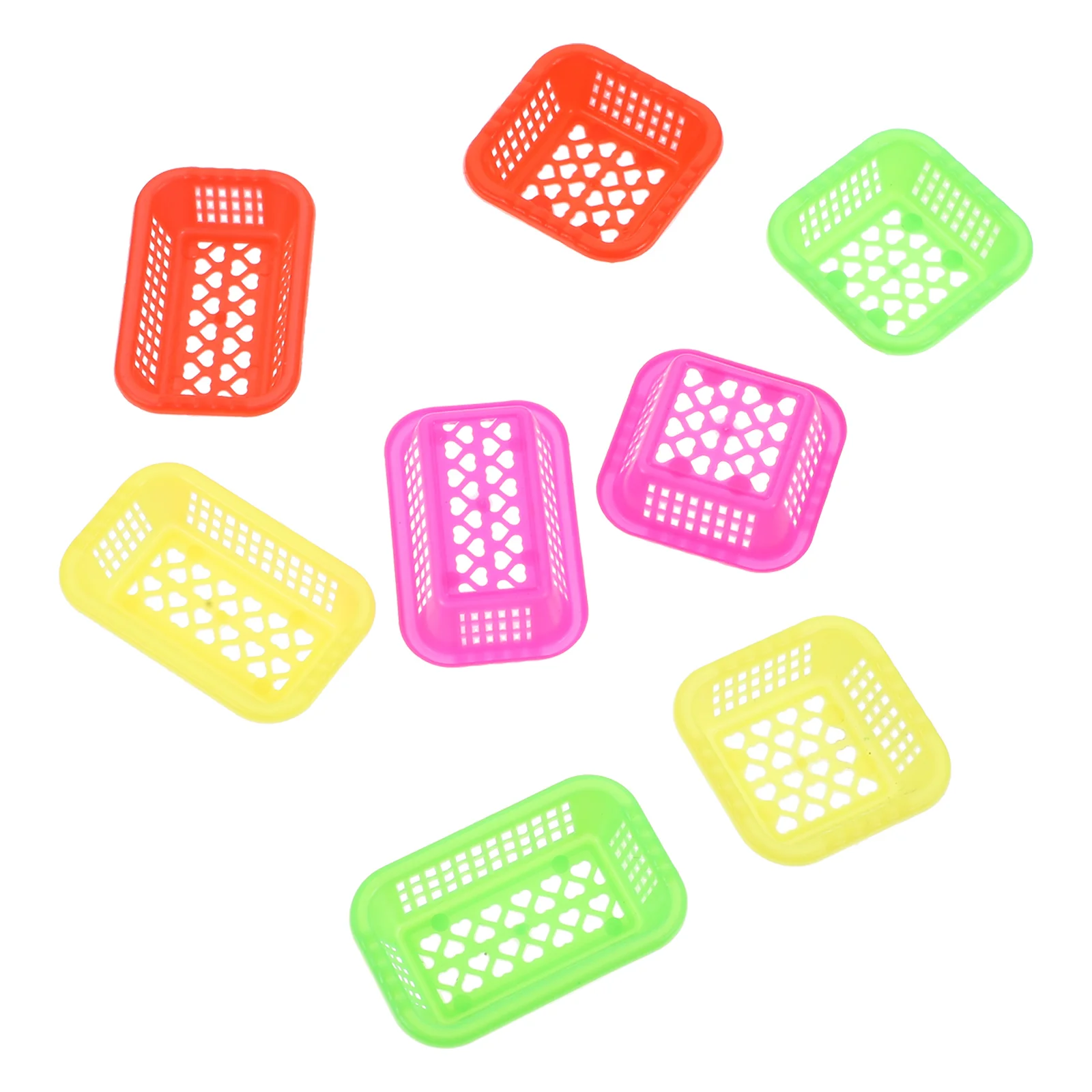 8 Pcs Mini Basket Hamper Miniature Model Plastic House Accessory Small Toy Ornament Decoration Micro Scene Vegetable
8 Pcs Mini Basket Hamper Miniature Model Plastic House Accessory Small Toy Ornament Decoration Micro Scene Vegetable