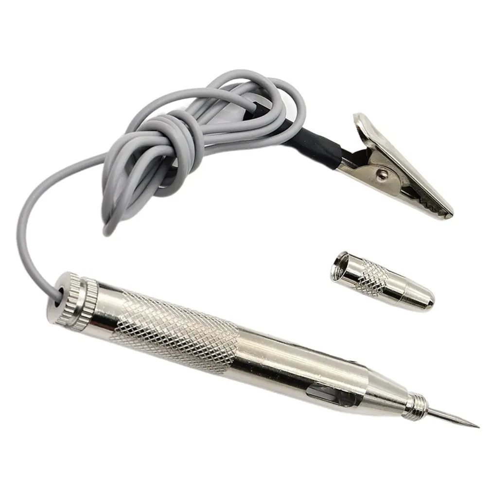 HL-5915 DC 6V 12V 24V Light Probe Test Lamp Car Light Circuit Tester Lamp Voltage Test Pen Detector Copper 2019 New
HL-5915 DC 6V 12V 24V Light Probe Test Lamp Car Light Circuit Tester Lamp Voltage Test Pen Detector Copper 2019 New