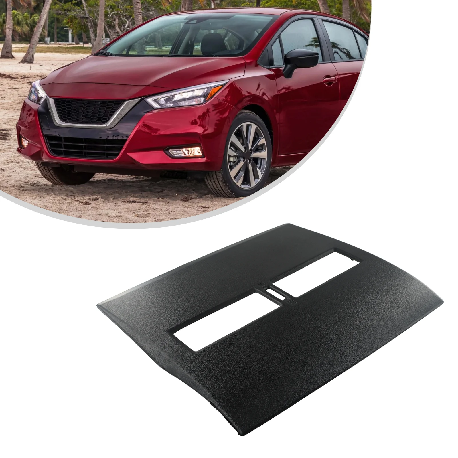 Black Front Upper Top Center Dash Air Vent Trim, Bezel for Nissan Versa 2007 2012, Premium Quality Construction
Black Front Upper Top Center Dash Air Vent Trim, Bezel for Nissan Versa 2007 2012, Premium Quality Construction