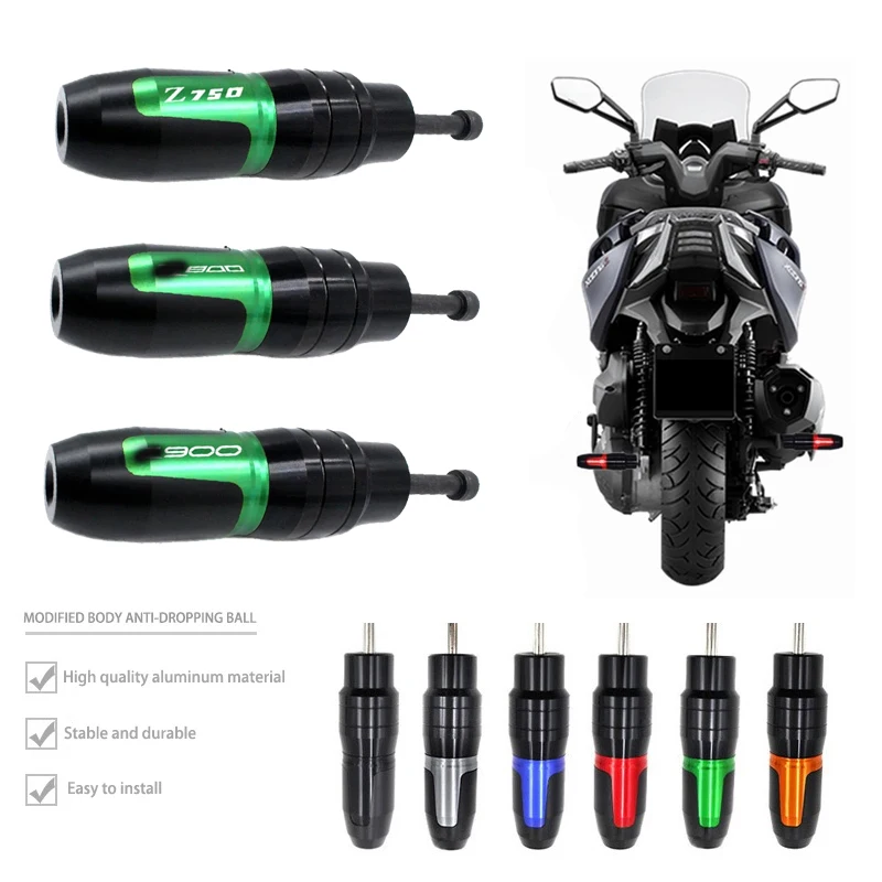 For Kawasaki Z900 Z800 Z750 2012-2020 Motorcycle CNC Aluminum Crash Pads Exhaust Sliders Crash Protector With logo
For Kawasaki Z900 Z800 Z750 2012-2020 Motorcycle CNC Aluminum Crash Pads Exhaust Sliders Crash Protector With logo