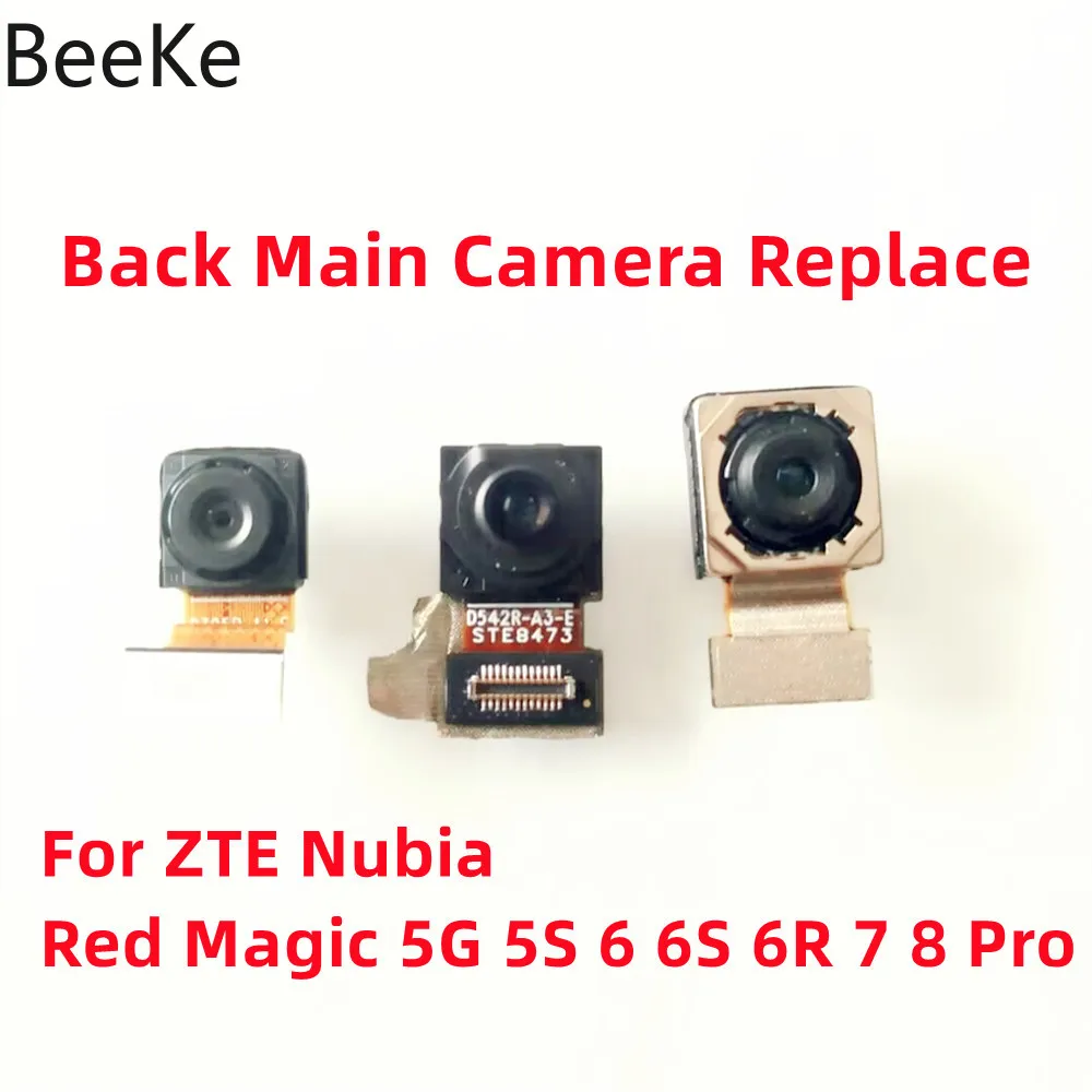 

Original For ZTE Nubia Red Magic 5 5S 6 6S 6R 7 8 Pro 5G Back Main Camera Rear Big Module Phone Flex Cable Repair Replacement