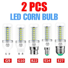 

220V GU10 Led Lamp Bulb E14 Led Candle Light Bulb E27 Corn Lamp G9 Led 3W 5W 7W 9W 12W 15W Bombilla B22 Chandelier Lighting 240V