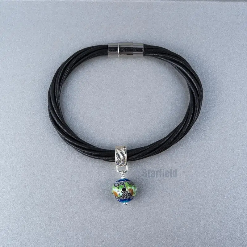 Starfield Silver Cloisonne Sterling Silver Beads Bracelet Female Ethnic Diy Beaded Sterling Silver Bracelets
Starfield Silver Cloisonne Sterling Silver Beads Bracelet Female Ethnic Diy Beaded Sterling Silver Bracelets