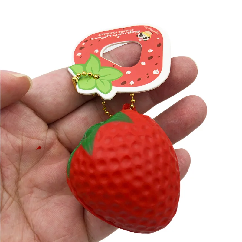 

Pop Fidget Toys Antistress Kawaii Strawberry Pinch Vent Slow Rebound Spotify Premium Sikismek 18 Toys for Adult Kid Pendant Gift