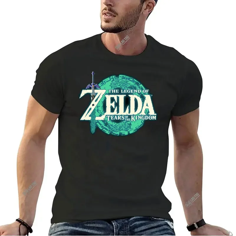 Новинка лета 2023, футболка из хлопка с логотипом Zelda, футболки с графическим логотипом Kingdom Tears, мужские и женские топы, одежда с коротким рукавом
Новинка лета 2023, футболка из хлопка с логотипом Zelda, футболки с графическим логотипом Kingdom Tears, мужские и женские топы, одежда с коротким рукавом