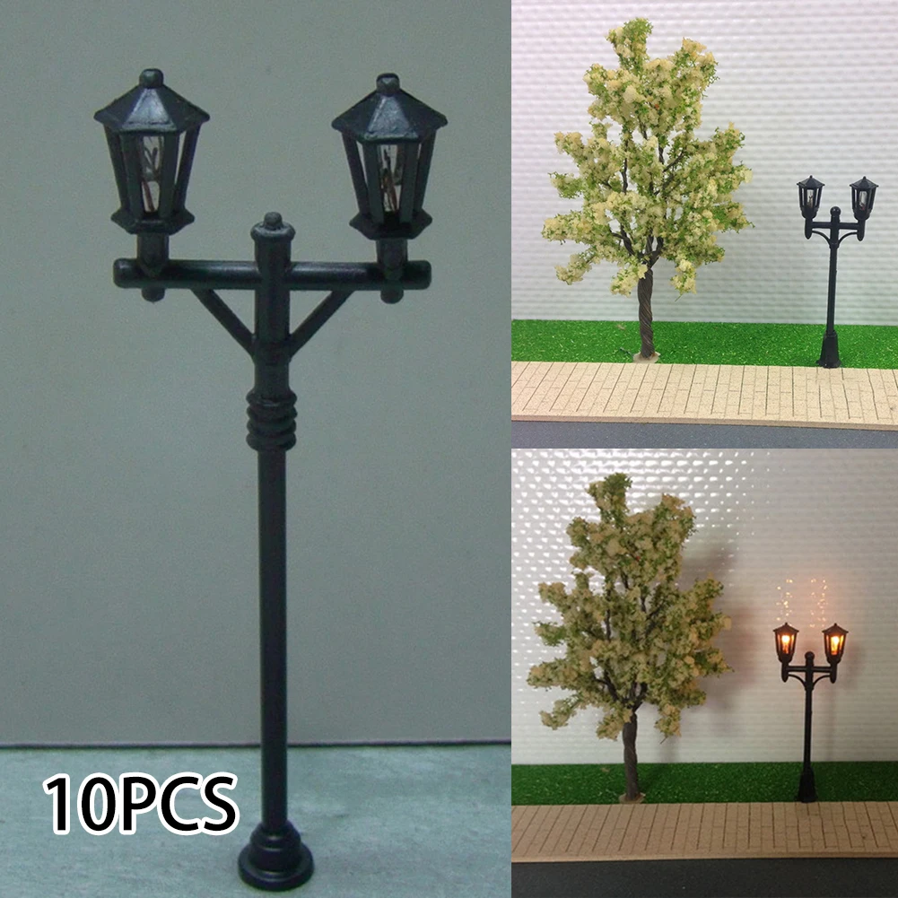 10pcs Sand Table Model Street Lamp Micro Landscape Retro Street Lamp Upward Double Head Courtyard Light Street Layout Accessory
10pcs Sand Table Model Street Lamp Micro Landscape Retro Street Lamp Upward Double Head Courtyard Light Street Layout Accessory