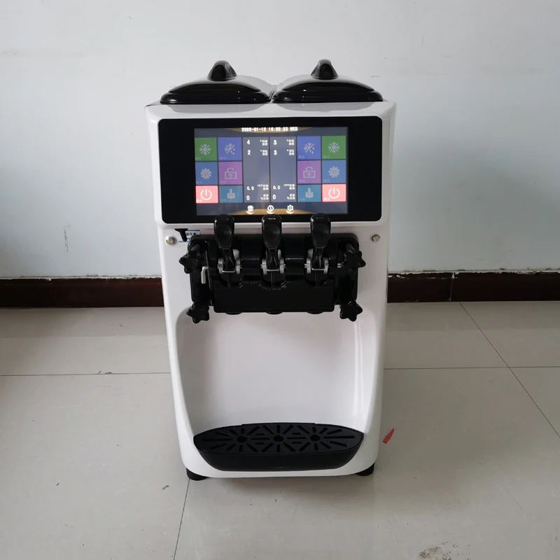 Ice Cream Maker Machine 3 Flavors For Soft Ice Cream Pink Stainless Steel Ice Cream Machine
Ice Cream Maker Machine 3 Flavors For Soft Ice Cream Pink Stainless Steel Ice Cream Machine