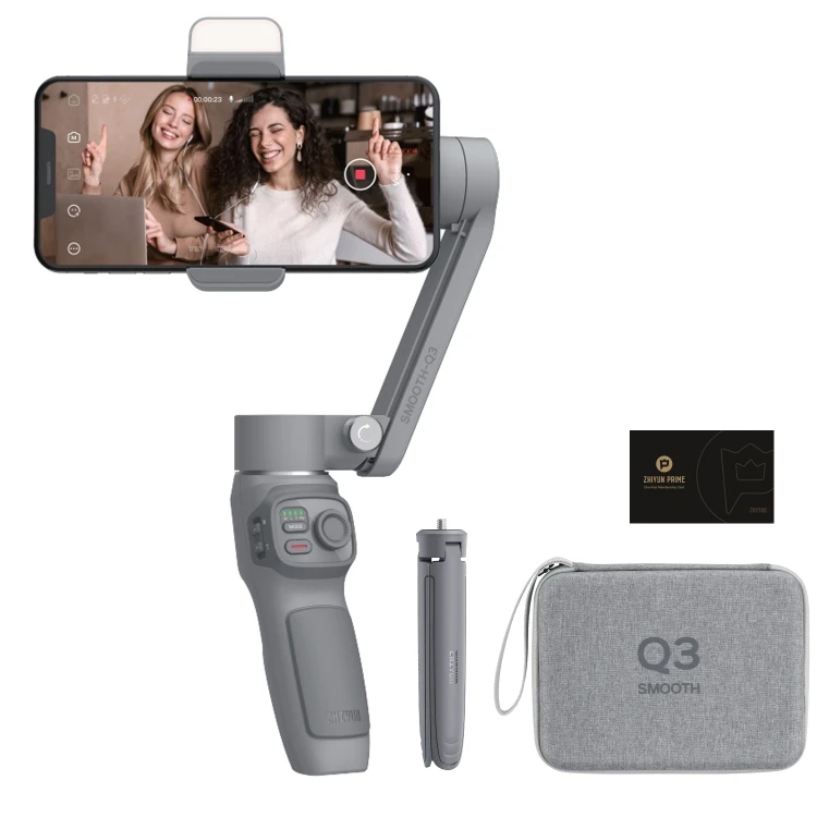 Hot sale ZHIYUN Smooth Q3 Combo Kit 3-Axis Handheld Gimbal Stabilizer Selfie Stick with Tripod
Hot sale ZHIYUN Smooth Q3 Combo Kit 3-Axis Handheld Gimbal Stabilizer Selfie Stick with Tripod