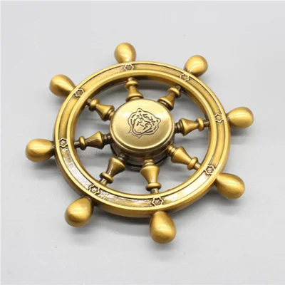 New Cool Vintage Steering wheel Pirate Ship Rudder Finger Spinner Metal Fingertip Fidget Toy For Children And Adult Gifts
New Cool Vintage Steering wheel Pirate Ship Rudder Finger Spinner Metal Fingertip Fidget Toy For Children And Adult Gifts