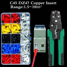 260pcs boxed, crimping terminal and pliers, C45 red copper insert, lug type terminal block, wire connector 1.5-10mm2
260pcs boxed, crimping terminal and pliers, C45 red copper insert, lug type terminal block, wire connector 1.5-10mm2