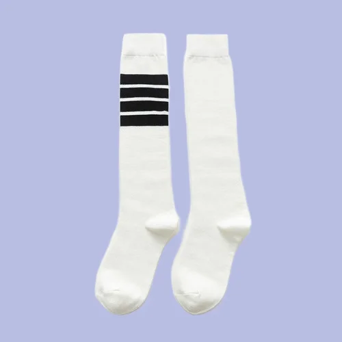 2 Pairs Calf Socks Women's High-Tube Cotton Black Four-Bar Half-High Over-The-Knee Beautiful Leg Socks Long Socks
2 Pairs Calf Socks Women's High-Tube Cotton Black Four-Bar Half-High Over-The-Knee Beautiful Leg Socks Long Socks