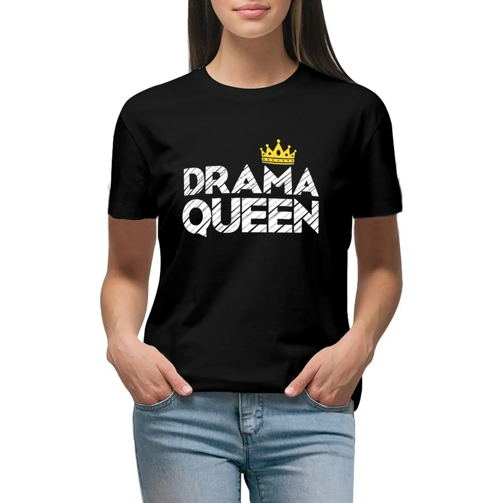 Drama Queen Crown Gift For Acting Theatre Broadway Actress T-shirt Blouse kawaii clothes Female clothing Women's tee shirt
Drama Queen Crown Gift For Acting Theatre Broadway Actress T-shirt Blouse kawaii clothes Female clothing Women's tee shirt