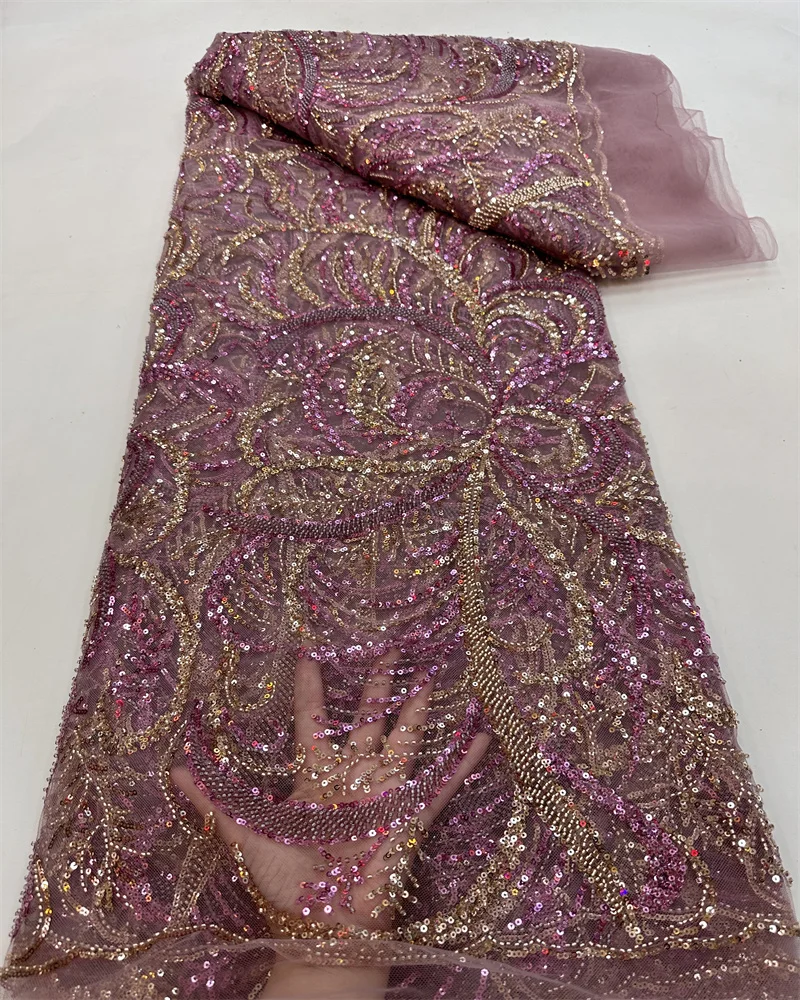 Nigerian African Groom Beaded Lace Fabric 2023 With Sequins Tulle Evening Dress For Women Embroidery French Lace Fabric Sewing
Nigerian African Groom Beaded Lace Fabric 2023 With Sequins Tulle Evening Dress For Women Embroidery French Lace Fabric Sewing