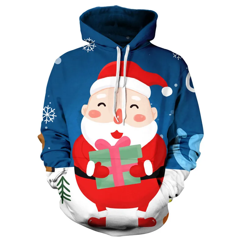 2023 New Men's Christmas 3D Print Hoodie Santa Claus Casual Party Gift Style Hoodie Fashion Oversized Sweater
2023 New Men's Christmas 3D Print Hoodie Santa Claus Casual Party Gift Style Hoodie Fashion Oversized Sweater