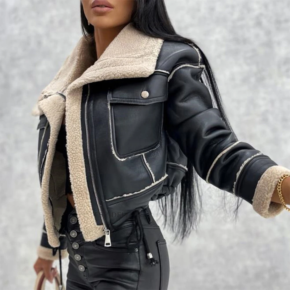 Women's Long Sleeve Faux Fur Fleece Coat Jacket Outwear Regular Short Warm Winter Biker Vacation Daily Comfy Fashion Jacket
Women's Long Sleeve Faux Fur Fleece Coat Jacket Outwear Regular Short Warm Winter Biker Vacation Daily Comfy Fashion Jacket