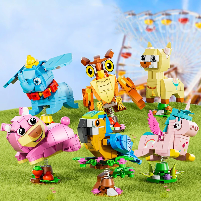 6pcs Bear Bobblehead Toy Building Blocks Ship Assembled Pocket Animal Mini Bricks Rocket Model Car Decor Toy For Kids Gift
6pcs Bear Bobblehead Toy Building Blocks Ship Assembled Pocket Animal Mini Bricks Rocket Model Car Decor Toy For Kids Gift