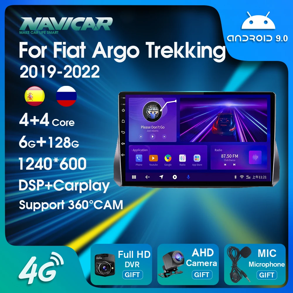 NAVICAR Car Radio For Fiat Argo Trekking S-Disign 2019-2022 Auto Stereo Multimedia Player Carplay Headunit Bluetooth Receiver P1
NAVICAR Car Radio For Fiat Argo Trekking S-Disign 2019-2022 Auto Stereo Multimedia Player Carplay Headunit Bluetooth Receiver P1