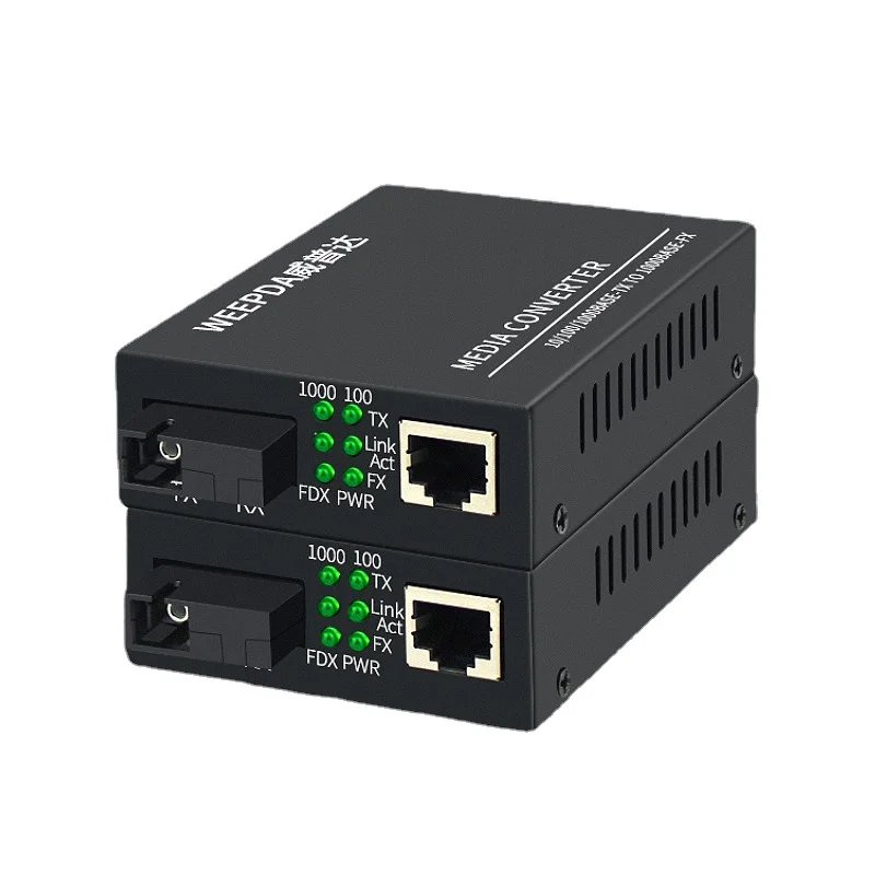 Gigabit Fiber Optic Transceiver Pair of Single Mode Single Fiber 5v2a External Power Optical Fiber Transceiver
Gigabit Fiber Optic Transceiver Pair of Single Mode Single Fiber 5v2a External Power Optical Fiber Transceiver