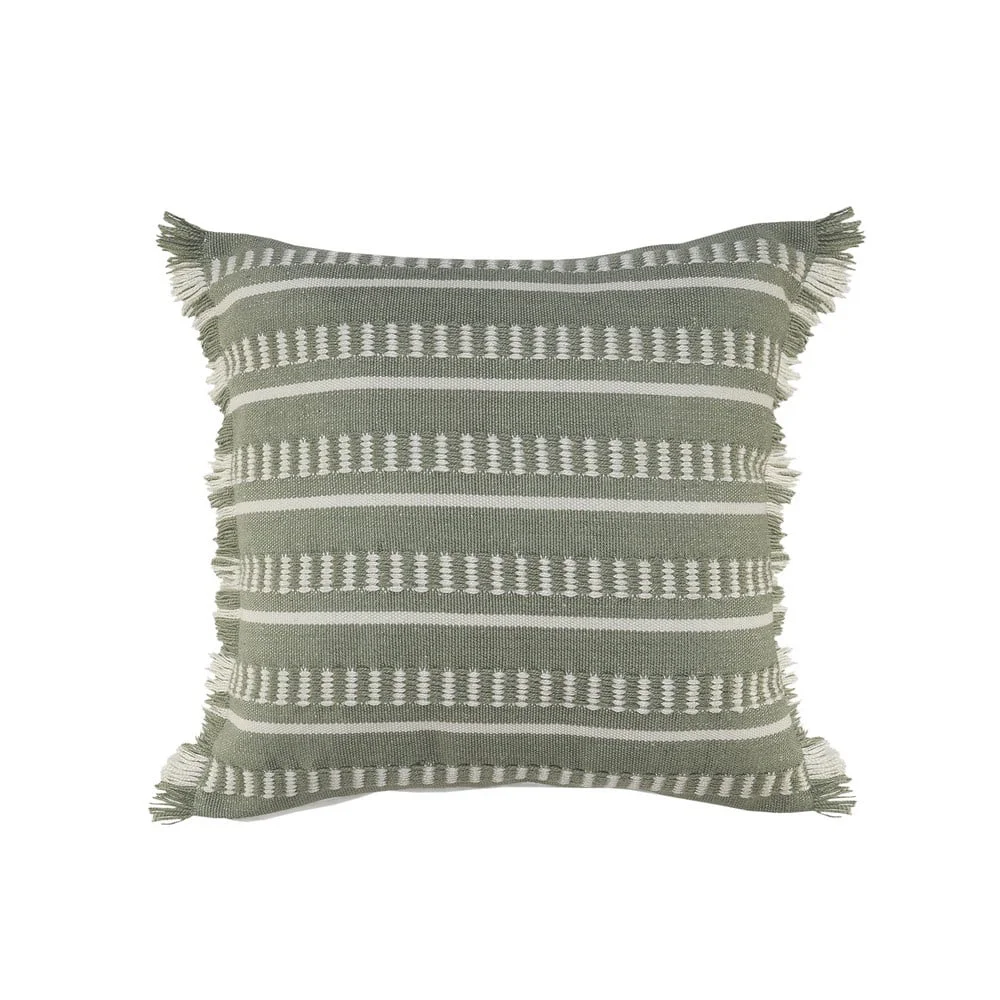 Fringe Striped Oversized Throw Pillow, 24" Square, Green, Count Per Pack 1, Sofa Decoration Cushion, Soft and Comfortable
Fringe Striped Oversized Throw Pillow, 24" Square, Green, Count Per Pack 1, Sofa Decoration Cushion, Soft and Comfortable