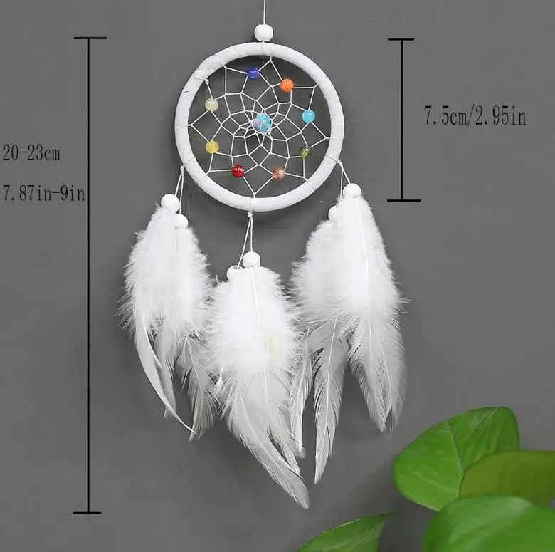 Tree of Life Stone Dream Catcher - Natural Feather Wall Art 3 S0f9af876f3ef48088849e1fe71225c13h