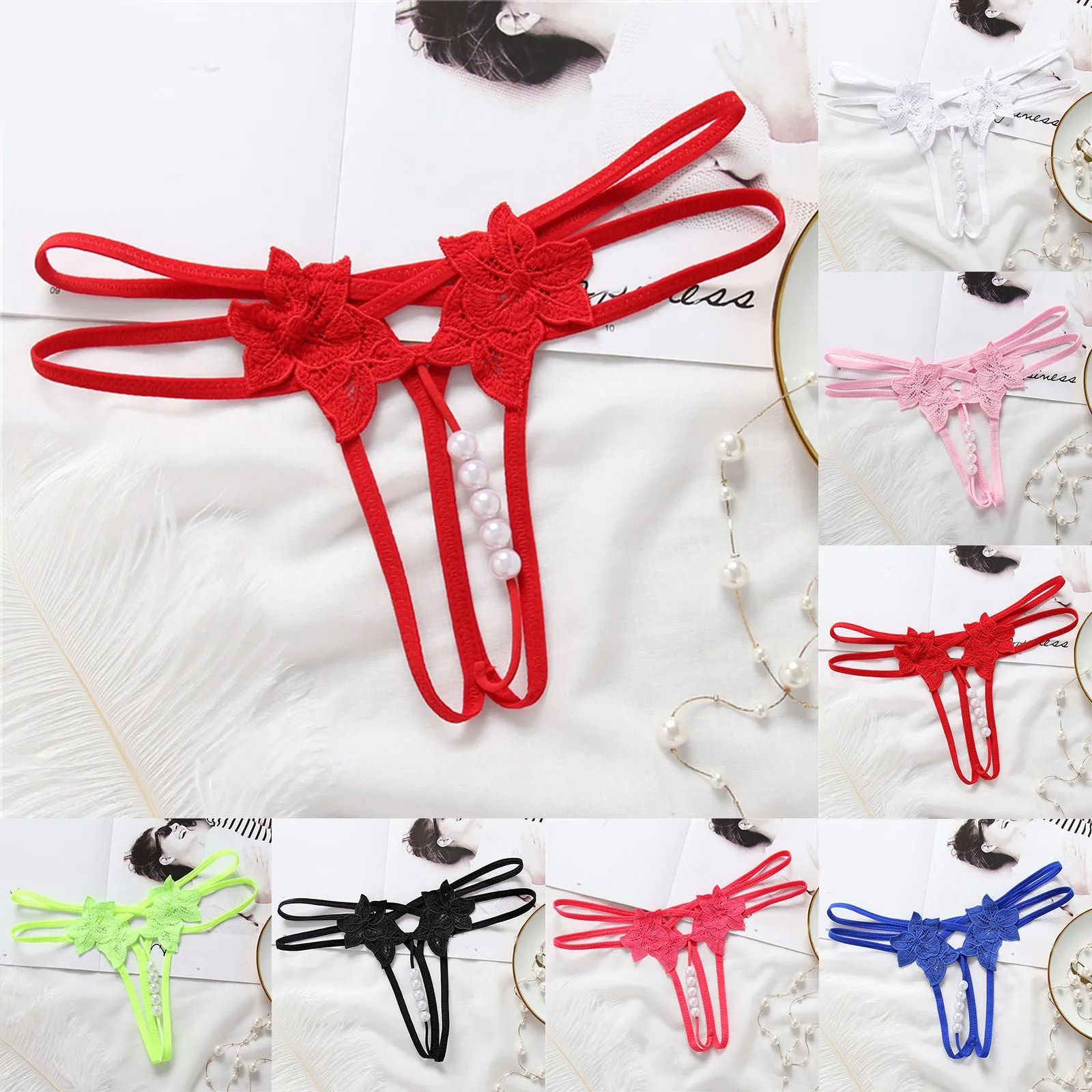 Womens Floral Lace Thong Panties Low Waist No Show Bow T Back women's clothing Thong secret underwear Briefs sexy
Womens Floral Lace Thong Panties Low Waist No Show Bow T Back women's clothing Thong secret underwear Briefs sexy