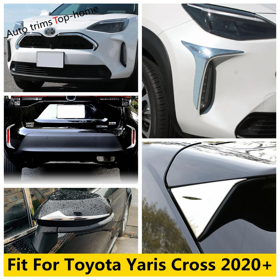 Front Fog Lamp Head Light Eyebrow / RearView Mirror Strip Cover Trim For Toyota Yaris Cross 2020 - 2022 ABS Chrome Accessories
Front Fog Lamp Head Light Eyebrow / RearView Mirror Strip Cover Trim For Toyota Yaris Cross 2020 - 2022 ABS Chrome Accessories