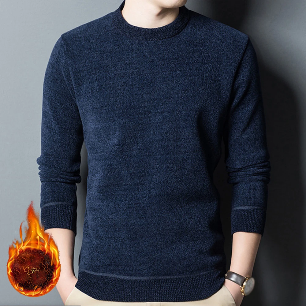 Men’s Winter Warm Fleece Round Neck Top Underwear Thick Knit Pullover Long Sleeve Sweater Under Layer Sweatshirt Loose Tops
Men’s Winter Warm Fleece Round Neck Top Underwear Thick Knit Pullover Long Sleeve Sweater Under Layer Sweatshirt Loose Tops