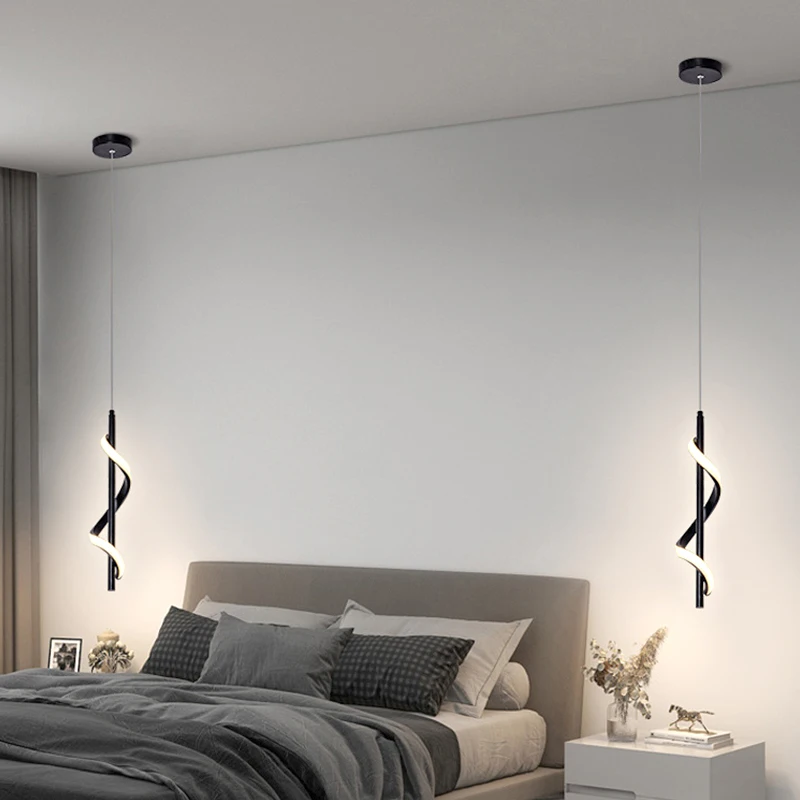 Bedside chandelier, modern and minimalist bedroom light, study bar, minimalist long line light luxury lighting fixtures
Bedside chandelier, modern and minimalist bedroom light, study bar, minimalist long line light luxury lighting fixtures