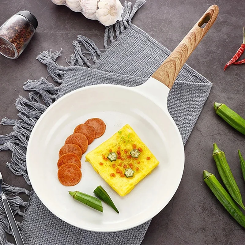 Ceramic Frying Pan Non-Stick Pans Deep Fryer Wok For Cooking Pots Round Frying Pan With Handle Kitchen Enamel Pan
Ceramic Frying Pan Non-Stick Pans Deep Fryer Wok For Cooking Pots Round Frying Pan With Handle Kitchen Enamel Pan