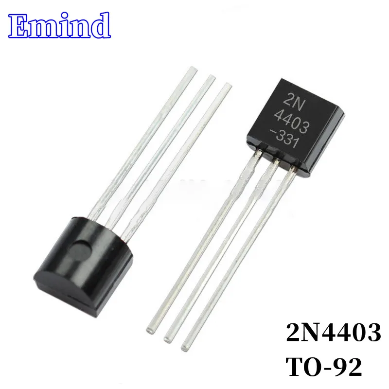 

300/500/1000/2000/3000Pcs 2N4403 DIP Transistor TO-92 PNP Type 40V/600mA Bipolar Amplifier Transistor