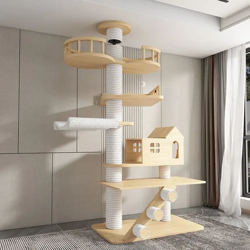 Large Multifunctional Sisal Post Multi-Story Cat Tree House Tower Cat Scratching Board Castle for Cats Pet Climbing Toy
Large Multifunctional Sisal Post Multi-Story Cat Tree House Tower Cat Scratching Board Castle for Cats Pet Climbing Toy
