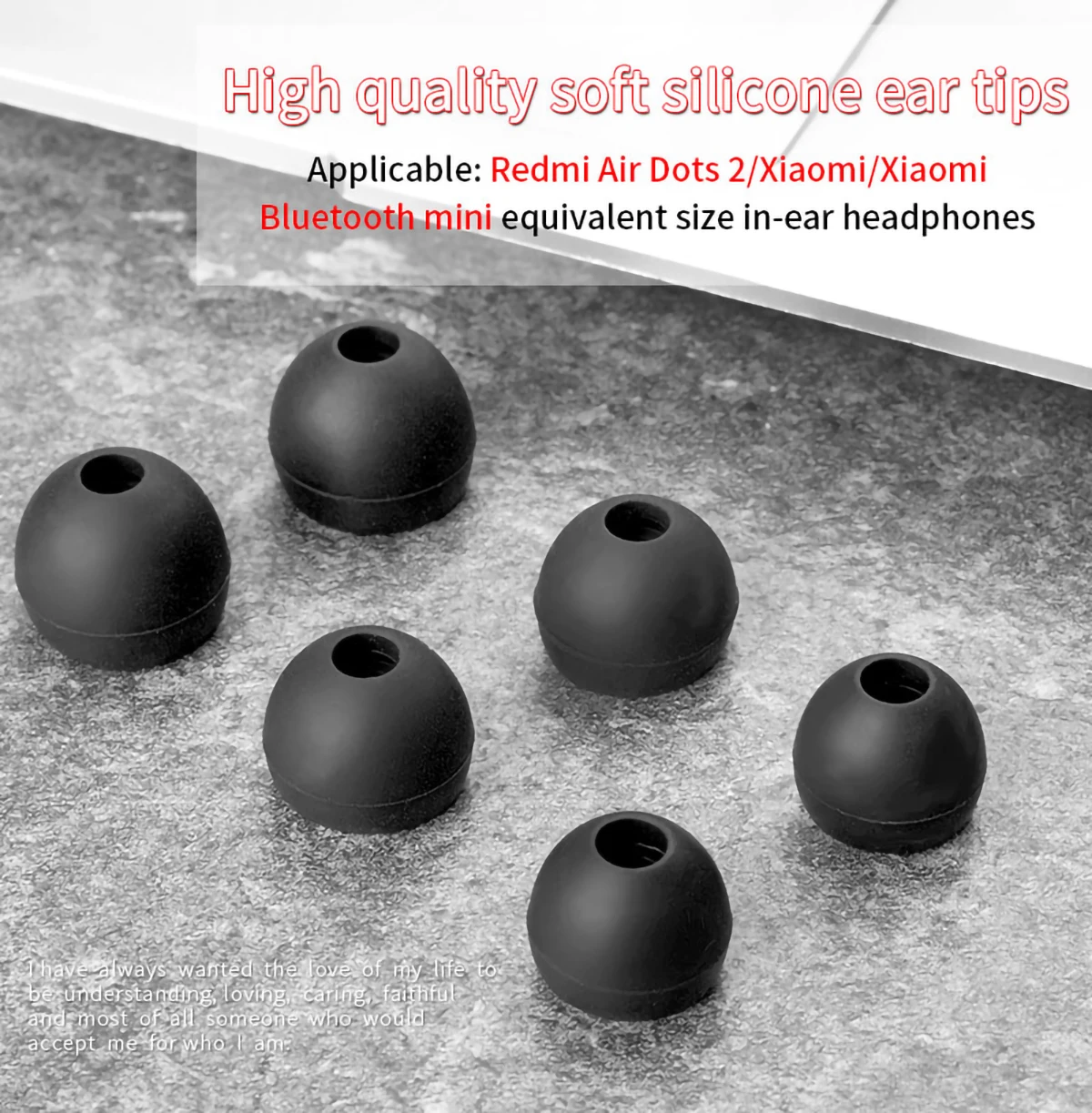 3Pairs Ear Tips for Redmi AirDots 2 Earbuds Tips AirDots XIAOMI Bluetooth Mini Eartips B&O Beoplay E8 Headphone Ear Tips 3Pairs Ear Tips for Redmi AirDots 2 Earbuds Tips AirDots XIAOMI Bluetooth Mini Eartips B&O Beoplay E8 Headphone Ear Tips