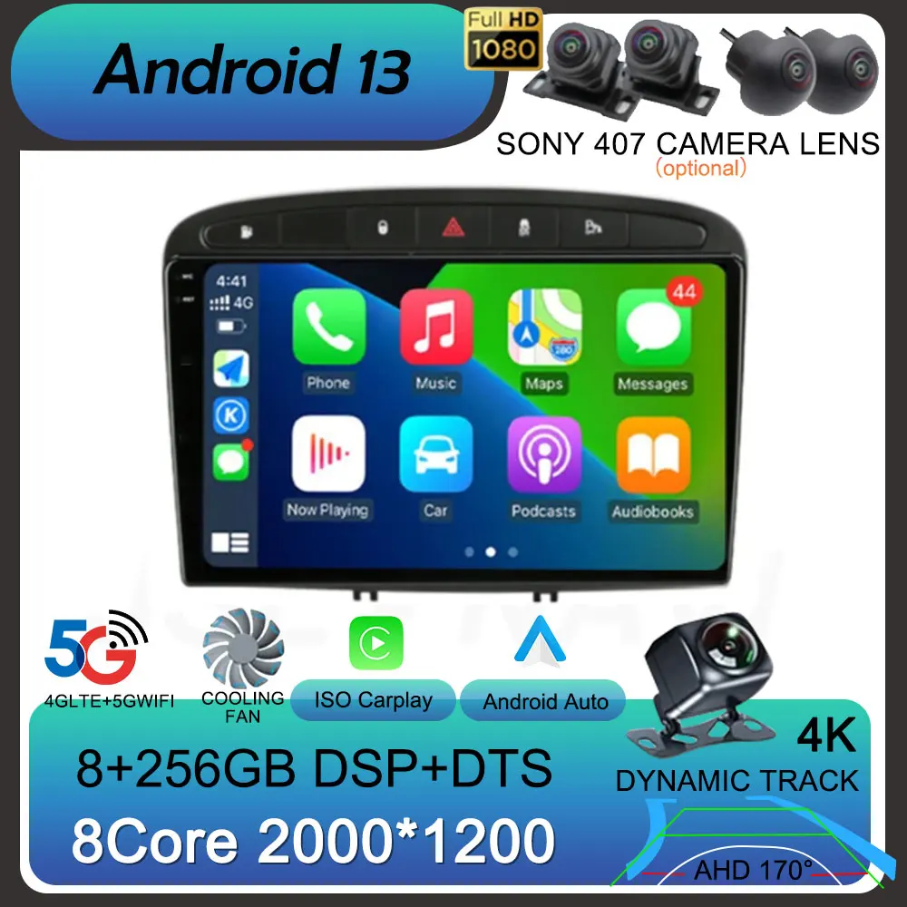 Car Radio Android 13 for Peugeot 308 308SW 2007-2015 408 2012-2020 2 DIN Multimedia Video Player GPS Navigation Stereo Head Unit
Car Radio Android 13 for Peugeot 308 308SW 2007-2015 408 2012-2020 2 DIN Multimedia Video Player GPS Navigation Stereo Head Unit