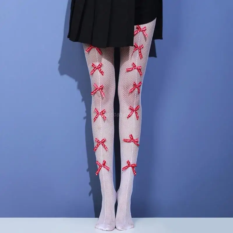 Women Girls Sexy Fishnet Pantyhose Cute Christmas Letters Bowknot Hollow Out Sheer Mesh Tights Holiday Party Stockings
Women Girls Sexy Fishnet Pantyhose Cute Christmas Letters Bowknot Hollow Out Sheer Mesh Tights Holiday Party Stockings