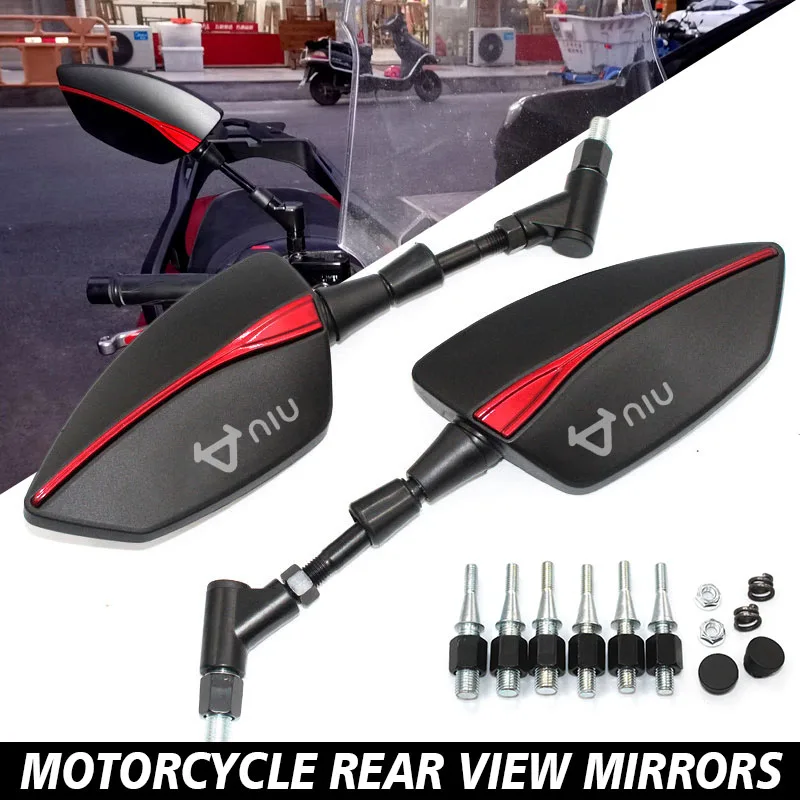 For Niu N1s M1 U1 M+ Motorcycle CNC Aluminum Rear View Rearview Mirrors Side Mirrors
For Niu N1s M1 U1 M+ Motorcycle CNC Aluminum Rear View Rearview Mirrors Side Mirrors