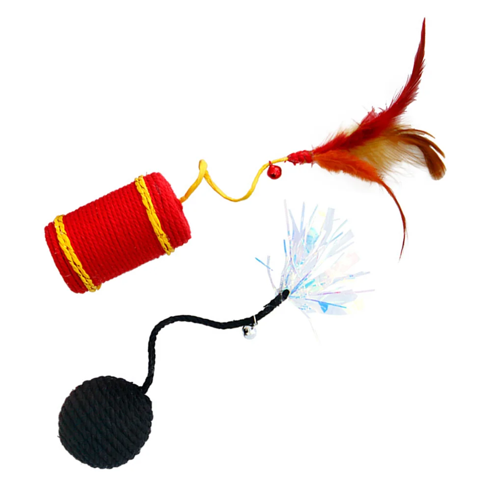2 Pcs Cat Toy Pets Toys Playing Acondicionador Scratching Cotton Rope Teasing Interactive Petsim X
2 Pcs Cat Toy Pets Toys Playing Acondicionador Scratching Cotton Rope Teasing Interactive Petsim X