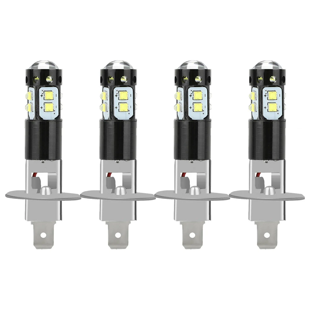 Durable White Fog Lamp H1 LED Headlight 4 PCS 1500LM 6500K Accessories Parts Replacement Super Bright Universal
Durable White Fog Lamp H1 LED Headlight 4 PCS 1500LM 6500K Accessories Parts Replacement Super Bright Universal