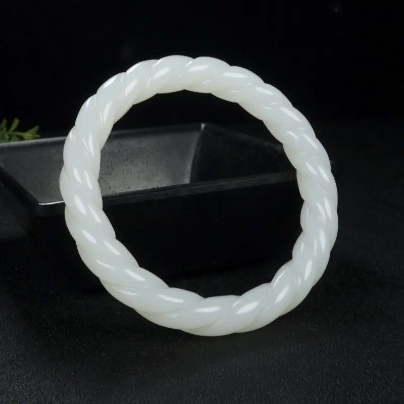 Natural Real jade bangle Hetian jade white jade bracelet women bangle jade jewelry jadeite jade bangles bracelet for gift women 
Natural Real jade bangle Hetian jade white jade bracelet women bangle jade jewelry jadeite jade bangles bracelet for gift women