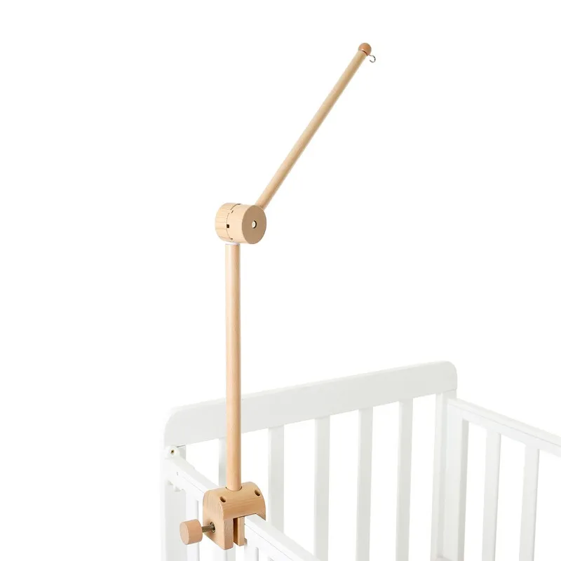 

Baby Rattle Toy 0-12 Months Bed Bell Bracket Wooden Mobile Newborn Crochet Bed Bell Hanging Toys Holder Bracket Infant Crib Toy