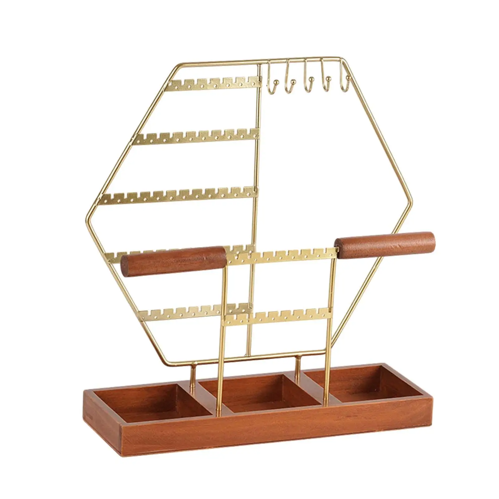 Jewelry Display Stand Multifunctional Necklace Earring Organizer for Ear Stud Bangle Watches Necklaces Bracelets Cufflinks Rings
Jewelry Display Stand Multifunctional Necklace Earring Organizer for Ear Stud Bangle Watches Necklaces Bracelets Cufflinks Rings
