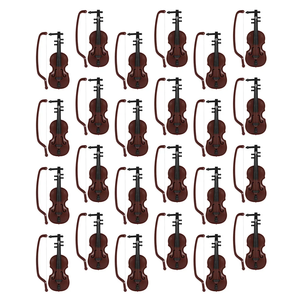 24 Sets Mini Violin Dollhouse Christmas Tree Ornament Miniature Ornaments Model Adorns Decorations
24 Sets Mini Violin Dollhouse Christmas Tree Ornament Miniature Ornaments Model Adorns Decorations