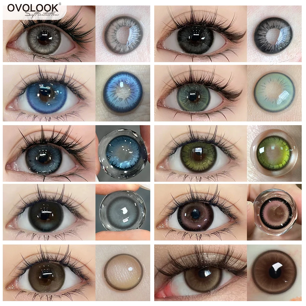 OVOLOOK-1 Pair Halloween Contact Lenses for Eyes Colored Lenses Beauty Eye Color Pupils Blue Eye Color Lenses Myopia Lenses
OVOLOOK-1 Pair Halloween Contact Lenses for Eyes Colored Lenses Beauty Eye Color Pupils Blue Eye Color Lenses Myopia Lenses