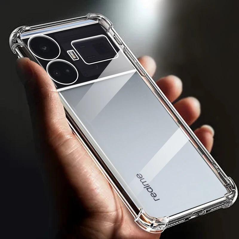 Thickened Airbag Shockproof Clear Soft Tpu Phone Case For Realme GT5 case 5g Transparent Back Cover GT 5 240W funda cases 6.74"
Thickened Airbag Shockproof Clear Soft Tpu Phone Case For Realme GT5 case 5g Transparent Back Cover GT 5 240W funda cases 6.74"