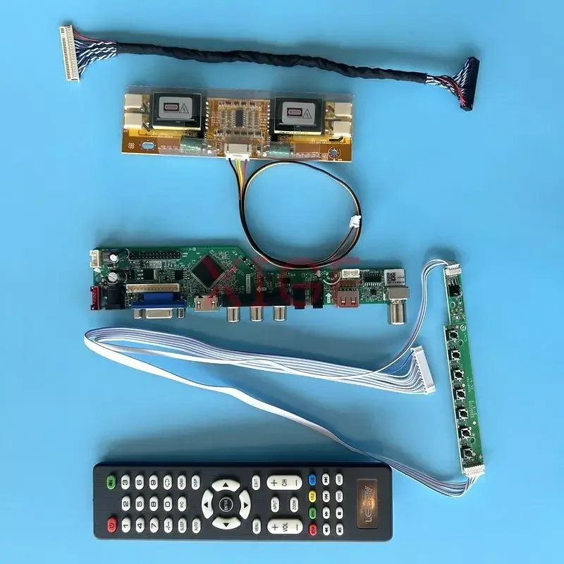 

Драйвер платы контроллера для телефона/L02/L03/L05, комплект «сделай сам», 30-контактный LVDS AV + HDMI + VGA + IR + Φ 4CCFL TV, аналоговый 1400*1050