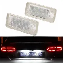 2Pcs No Error License Plate Light for Audi A3 A4 A6 A8 Q7 RS4 RS6 12V 6000K LED License Plate Frame Lamp Assembly Replacement
2Pcs No Error License Plate Light for Audi A3 A4 A6 A8 Q7 RS4 RS6 12V 6000K LED License Plate Frame Lamp Assembly Replacement