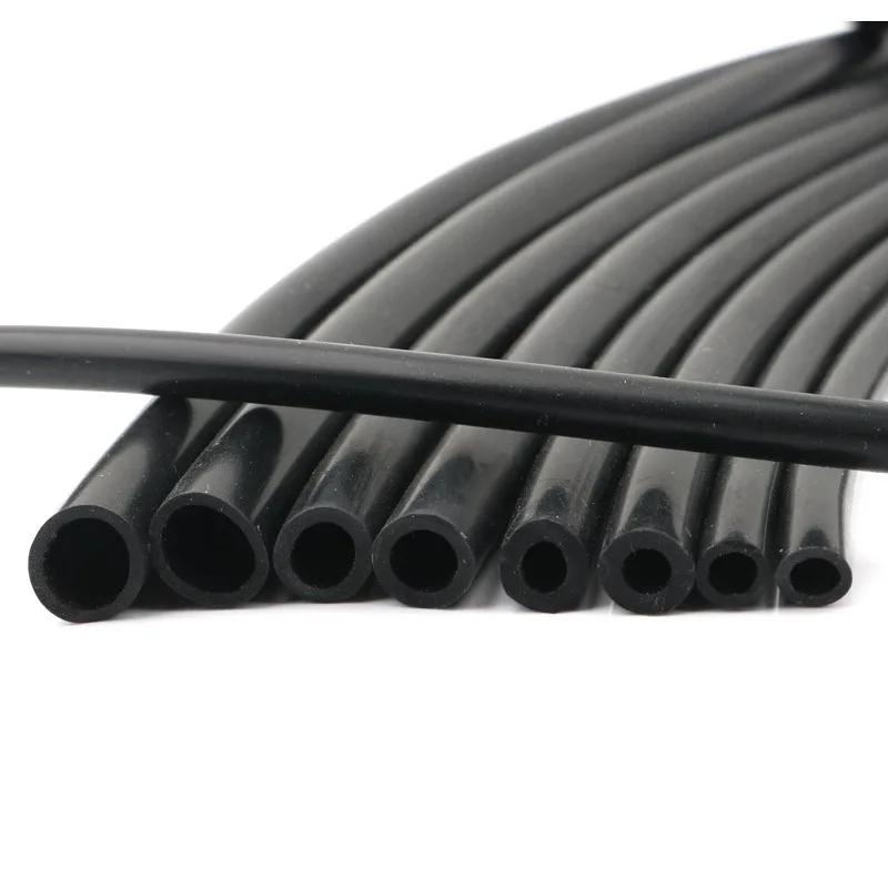 

1/3/5M Lot I.D 1~23mm Black Silicone Hose Flexible Aquarium Air Pump Soft Rubber Tube Heat Resistant High Presure Fuel Tank Pipe
