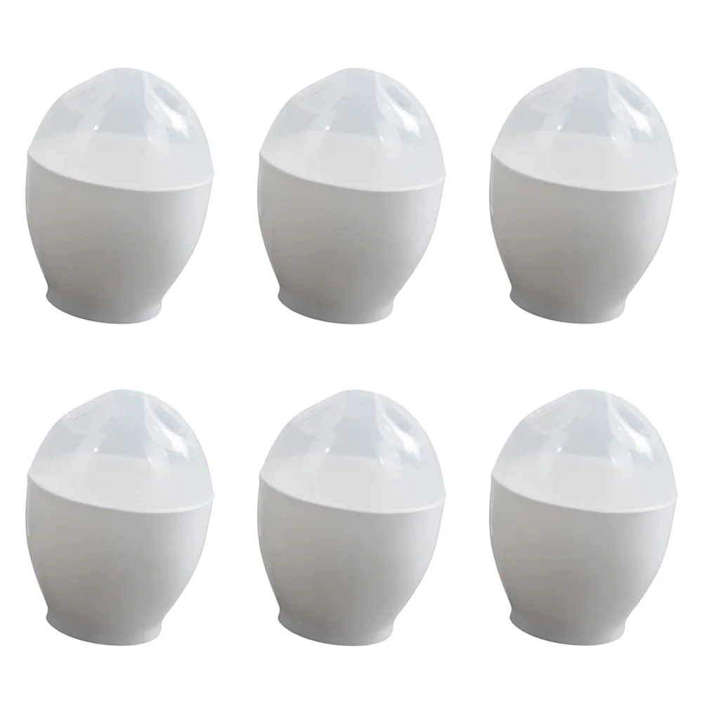 6pcs Microwave Egg Poacher Egg Cooker Maker Poached Egg Steamer for Home Kitchen Gadget
6pcs Microwave Egg Poacher Egg Cooker Maker Poached Egg Steamer for Home Kitchen Gadget