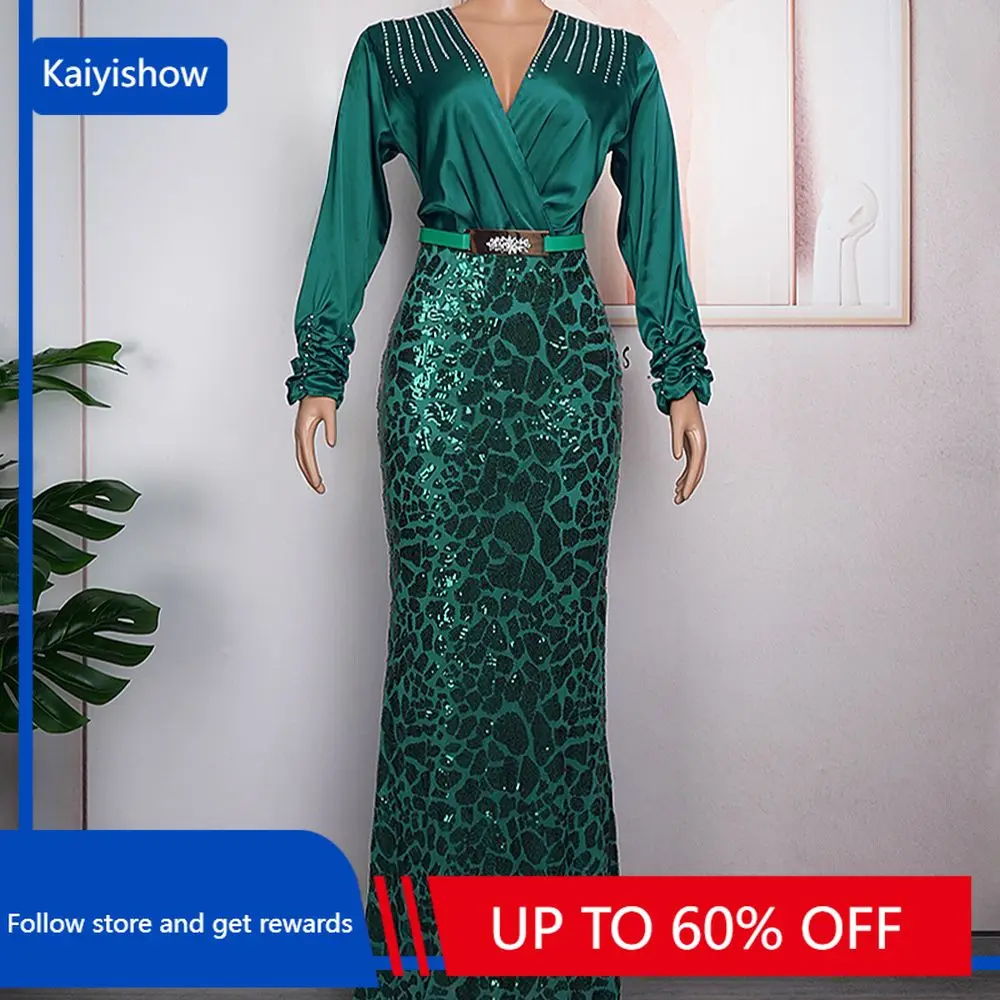 Luxury Sequin Dresses For Women Dubai African Wedding Party Evening Dress Ankara Dashiki Outfit Plus Size Robe Africa Clothes
Luxury Sequin Dresses For Women Dubai African Wedding Party Evening Dress Ankara Dashiki Outfit Plus Size Robe Africa Clothes