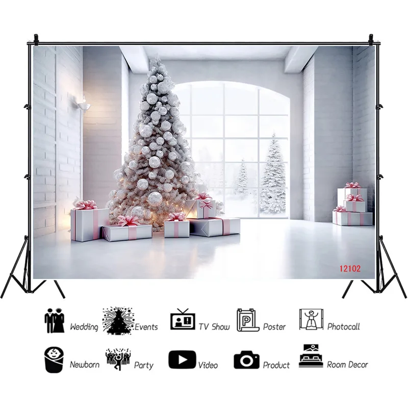 SHUOZHIKE Christmas Day Decoration Photography Backdrops Gift Box With Bows Snowflake Window Indoor Studio Background WW-29
SHUOZHIKE Christmas Day Decoration Photography Backdrops Gift Box With Bows Snowflake Window Indoor Studio Background WW-29